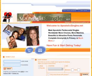 Apostolic singles dating